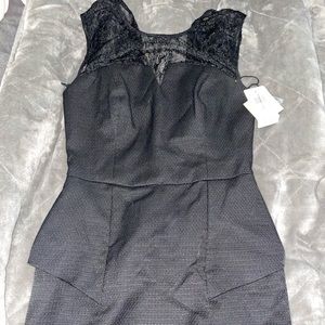 Formal black tight dress